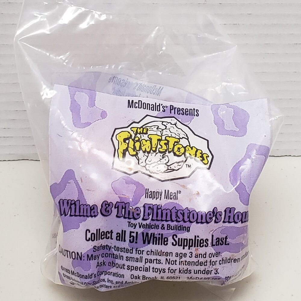 McDonald's The Flintstones Happy Meal Toy Wilma